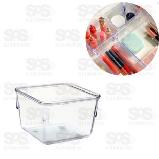 Mini Organizador De Gaveta Acrílico  Transparente Top útil TOP2098