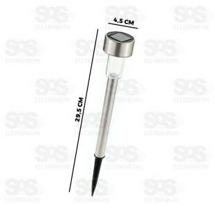 Luminária Espeto De Jardim 10 Peças Branco Frio Caerus CRS-2211