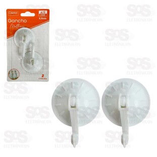 Ganchos Multiuso de Plástico 2 Peças Caerus CRS-2330