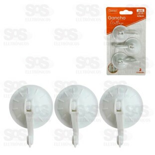 Ganchos Multiuso de Plástico 3 Peças Caerus CRS-2331