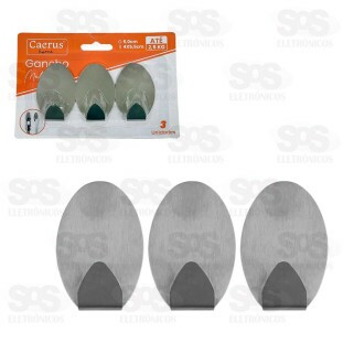 Ganchos Multiuso Metal 3 Unidades Caerus CRS-2336