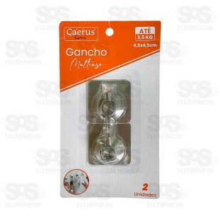 Ganchos Multiuso Metal 2 Unidades Caerus CRS-2342