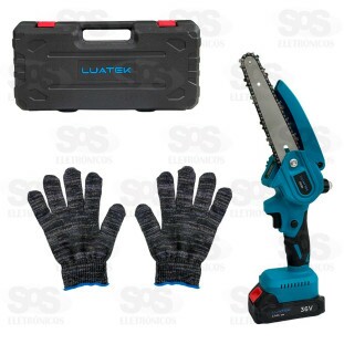 Motosserra Elétrica Portátil Recarregável Luatek LWJ-260