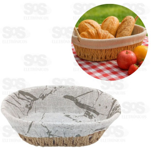Cesto Tramado Oval 26x20cm em Papel Livon 6575