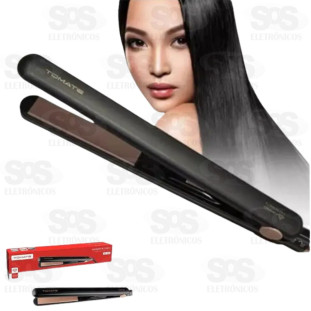 Prancha Alisadora de Cabelo Bivolt 32W Tomate MSE-2800
