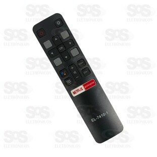 Controle Remoto TCL Netflix/Globoplay Eletromex EL-7410-1
