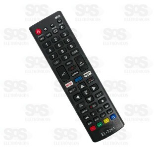 Controle Remoto LG Netflix/Amazon Eletromex EL-7261