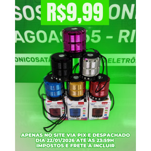 Mini Caixa de Som Bluetooth Altomex WS-887K/Grasep D-BH887