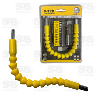 Kit Bits Extensor Para Parafusadeira 10 Peças BT-536
