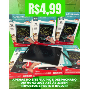 Lousa Mágica Infantil Colorida 8.5 Polegadas J194