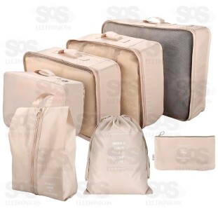 Kit Necessaire 7 Peças Top Útil TOP1721