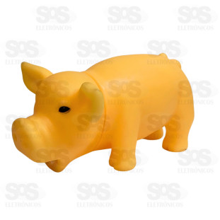 Mordedor Porquinho Com Som TOPET0064