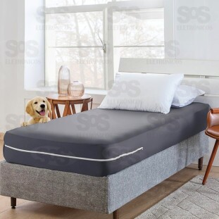 Capa De Colchão Com Zíper Solteiro 3311