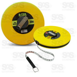 Trena Fita Mètrica 30 Metros B-Tek BT-554