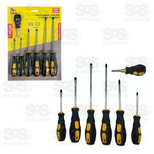 Kit De Chaves Fenda/Philips 7 Peças FBG 3201