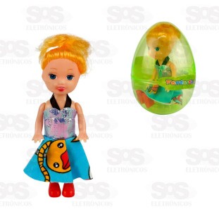 Ovo Surpresa Boneca Unitário Toy King TK-AB3458