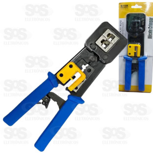 Alicate De Crimpar Rj45, Rj12 E Rj11 B-Tek BM-347