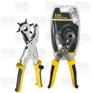 Alicate Furador Vazado 9 Polegadas B-Tek  BT-382