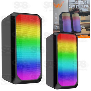 Caixa de Som PC Gamer Bluetooth 5.3 Altomex AL-3869