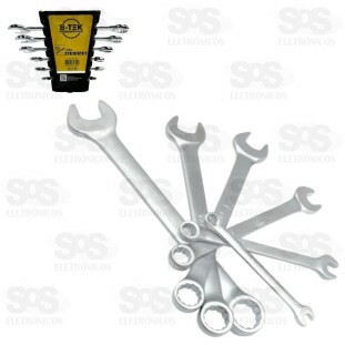 Jogo de Chave Combinada 6 Unidades B-Tek BT-395