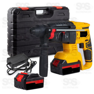 Furadeira Martelete Elétrica Recarregável AK-948