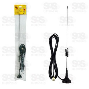 Antena Digital Para TV Cabo de 3 Metros FBG-4762