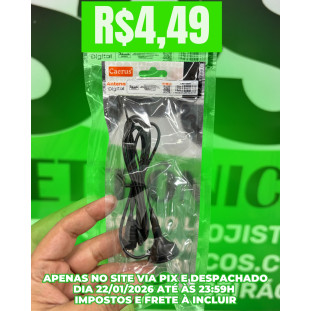 Mini Antena Interna Com Imã 2,5 Metros Caerus CRS-2366