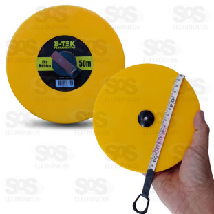 Trena Fita Mètrica 50 Metros B-Tek BT-555