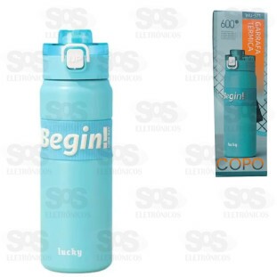 Garrafa Térmica Begin 600ml Cores Variadas WU-571