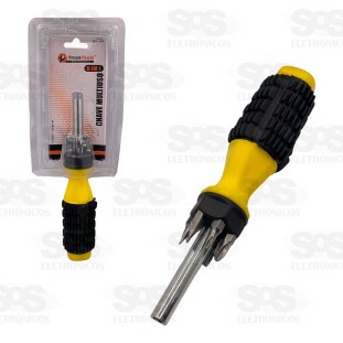 Jogo De Chave Multiuso 6 em 1 TroyaTools TRY-6008