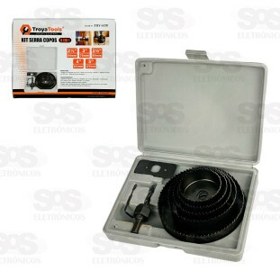 Jogo De Serra Copos 8 Peças Troya Tools TRY-6128