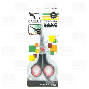 Tesoura Multiuso Aço Inox 5,5"/14cm Caerus CRS-7105