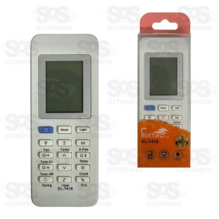 Controle Remoto Para Ar Condicionado Eletromex EL-7418
