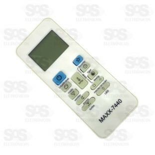 Controle Remoto Para Ar Condicionado Carrier Maxx 7440