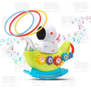 Astronauta Musical Argolas Toy King TK-AB7479