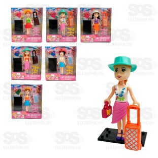 Boneca De Montar Coleção Fashion Girl Toy King TK-AB7989