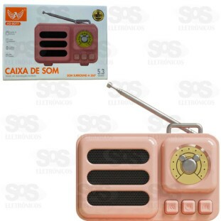 Rádio Retrô com Bluetooth e  Iluminação AD-8077