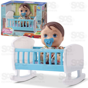 Little Dolls Bercinho Menino Divertoys 8082