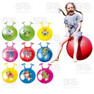 Bola Pula-Pula 45cm Antena estampas variadas TK-AB8187