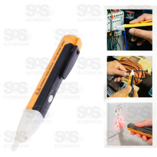 Teste de Tensão Sonoro Caneta Voltagem Com Luz HX8448