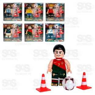 Boneco De Montar Coleção Football Star Toy King TK-AB7980