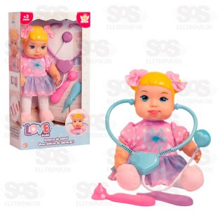 Boneca Love Dodói Com Acessórios Em Vinil 2403