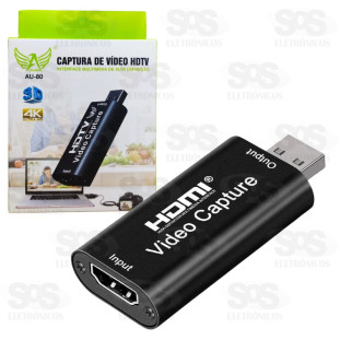 Placa Captura Vídeo 4k Full Hd 1080p 60fps Hdmi Altomex AU-80
