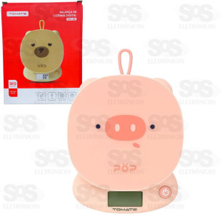Balança Digital De Cozinha Até 3 Kg Tomate STF-08