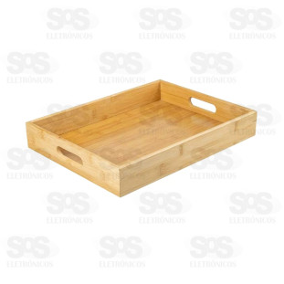Bandeja Multiuso Bambu 40x28cm TOP1424