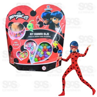 Kit Beleza Miçanga Miraculous Polibrinq MK-LB20