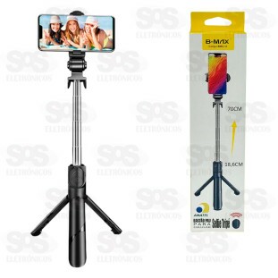 Bastão De Selfie e Tripé Com Controle Remoto B-Max BMG-35