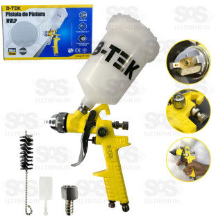 Pistola Pintura Hvlp Bico 1.4 600ml B-Tek BT368