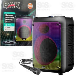 Caixa de Som 10W Bluetooth Bak -BK-113SW