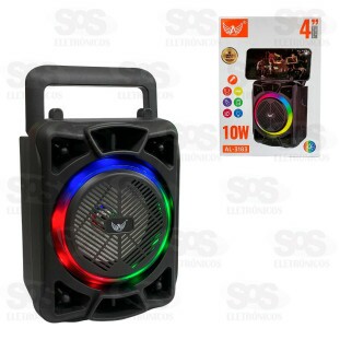Caixa De Som 10W Com Suporte De Celular Altomex AL-3183